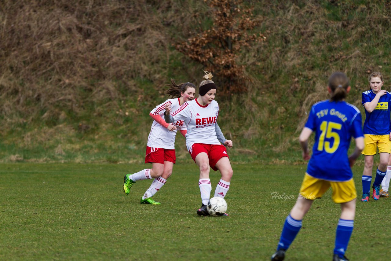 Bild 116 - B-Juniorinnen Tus Tensfeld - TSV Gnutz o.W. : Ergebnis: 1:3